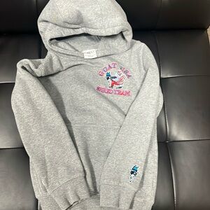 Goat USA youth small hoodie. Shred Team.